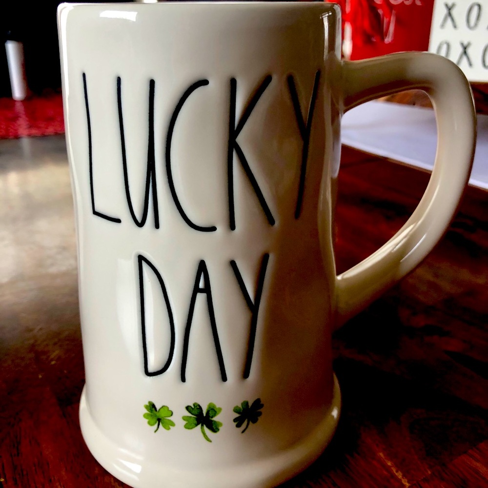 Rae Dunn Lucky Day Stein